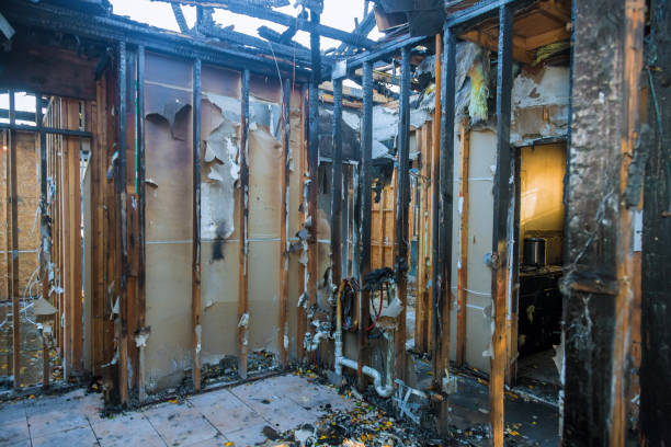 Professional Fire Damage Removal technician working in Roanoke, VA